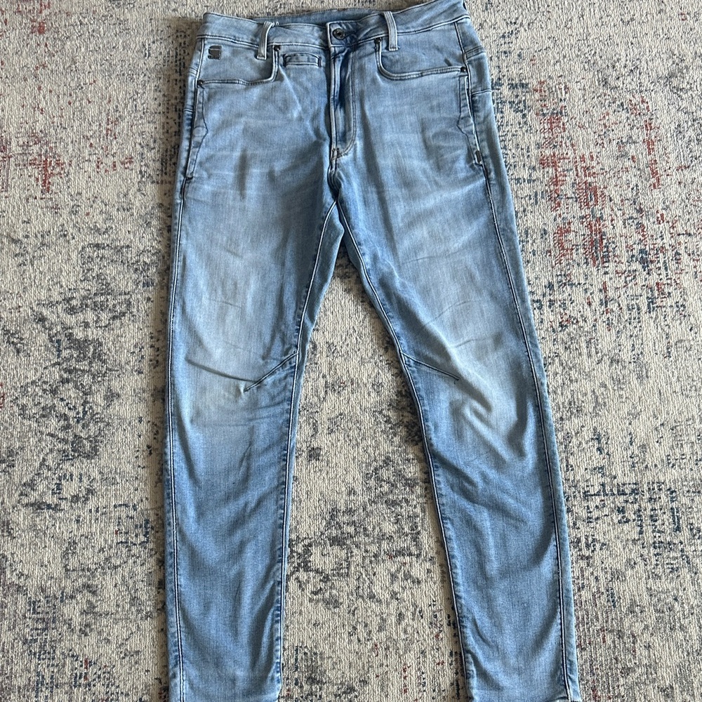 G-Star Men's Light Blue Skinny Jeans
